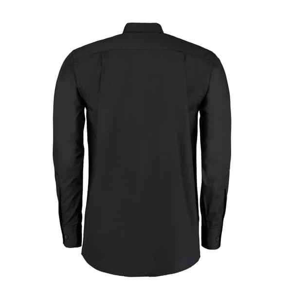 Kustom Kit Herr Workforce Classic Långärmad Skjorta M Svart Black M
