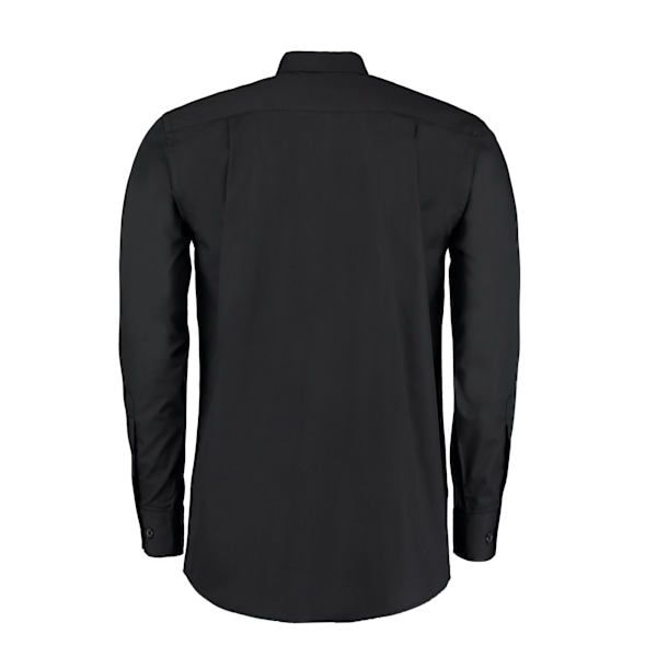 Kustom Kit Herr Workforce Classic Långärmad Skjorta XL Svart Black XL