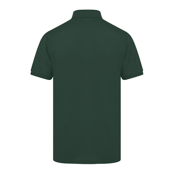 Henbury Herr Kortärmad 65/35 Pique Poloskjorta 3XL Flaska Grön Bottle Green 3XL