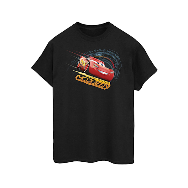 Cars Herr Lightning McQueen Bomull T-shirt L Svart Black L