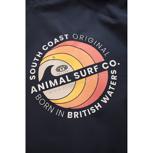 Animal Herr Hazey Vattentät Återvunnen Strandparka XL Mörkblå Dark Blue XL