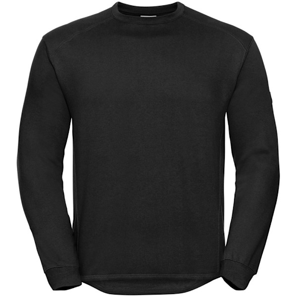 Russell Workwear Herr Crew Neck Set In Sweatshirt Top 2XL Svart Black 2XL