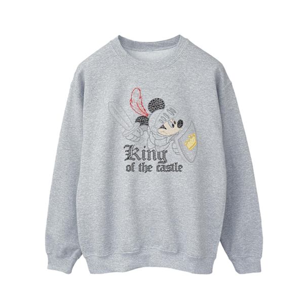 Disney Herr Mickey Mouse King Of The Castle Sweatshirt M Sports Sports Grey M