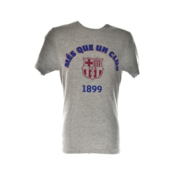 Barcelona FC Unisex Vuxen Mes Que Un Club T-Shirt XXL Grå Grey XXL