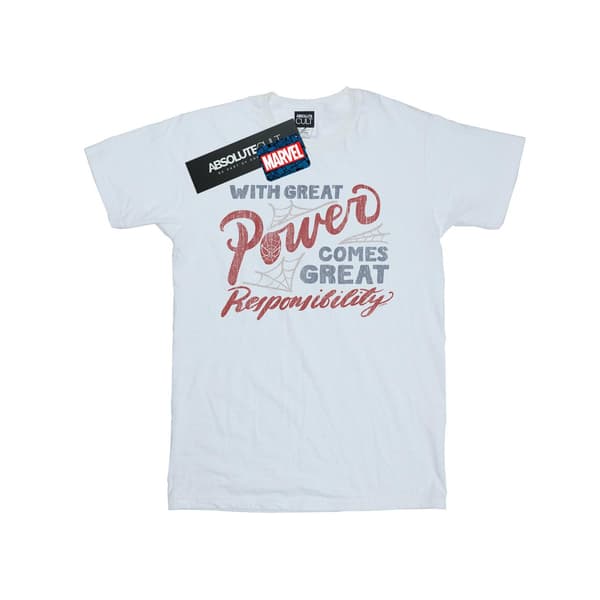 Marvel Herr Spider-Man Great Responsibility T-Shirt M Svart Black M