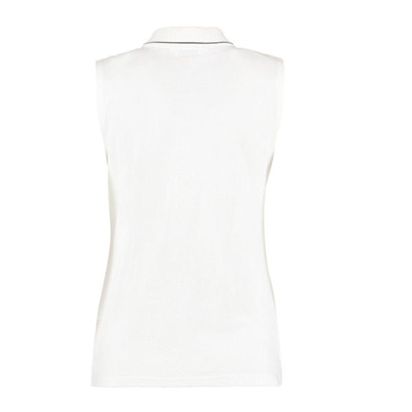 GAMEGEAR Dam/Dam Sleeveless Polo Shirt 16 UK Vit/Marinblå White/Navy 16 UK