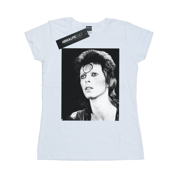 David Bowie Dam/Dam Ziggy Looking T-shirt i bomull XXL Whit White XXL