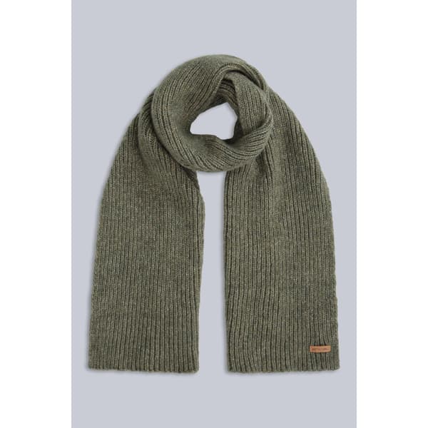 Animal Codi Stickad Halsduk för Män One Size Khakigrön Khaki Green One Size