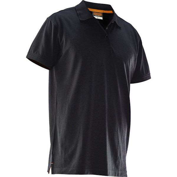 Jobman Herr Plain Polo Shirt S Svart Black S