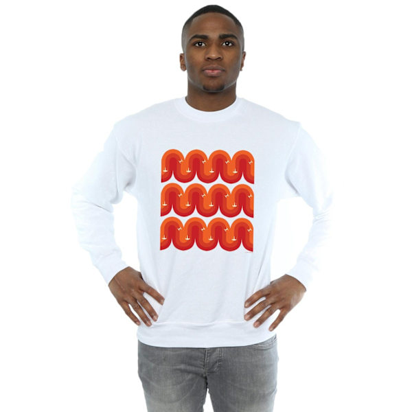 Star Wars Herr X-Wing Och TIE Fighter Retro Sweatshirt L Vit White L
