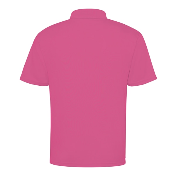 AWDis Just Cool Enfärgad Sportpikétröja för Män 3XL Hot Pink Hot Pink 3XL