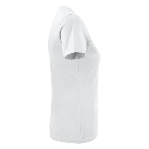 Printer Dam/Dam V-ringad T-shirt XL Vit White XL