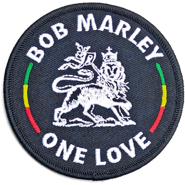 Bob Marley Lion Stryk på Patch En one size Flerfärgad Multicoloured One Size
