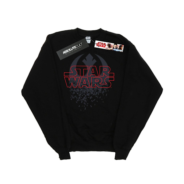 Star Wars The Last Jedi Shattered Emblem Sweatshirt för pojkar 12-13 år Black 12-13 Years