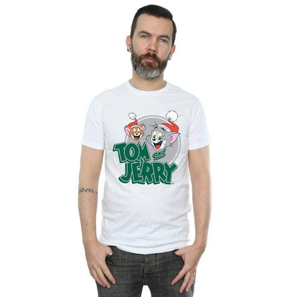 Tom And Jerry Julhälsningar T-shirt S Vit White S