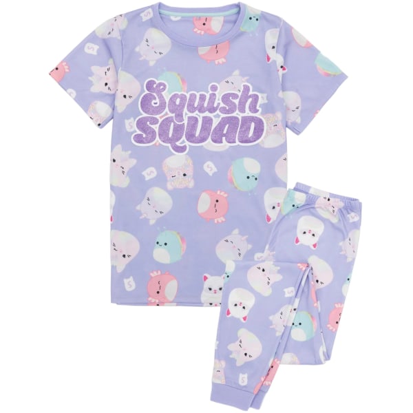 Squishmallows Pyjamas för barn 9-10 år Lila Purple 9-10 Years