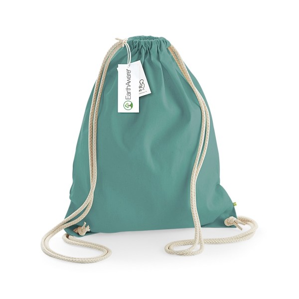 Westford Mill EarthAware Organic Gymsac One Size Sage Green Sage Green One Size