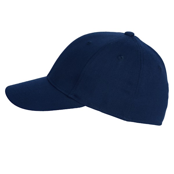 Beechfield Unisex Lågprofilerad Tung Borstad Bomulls Basebollkeps French Navy One Size