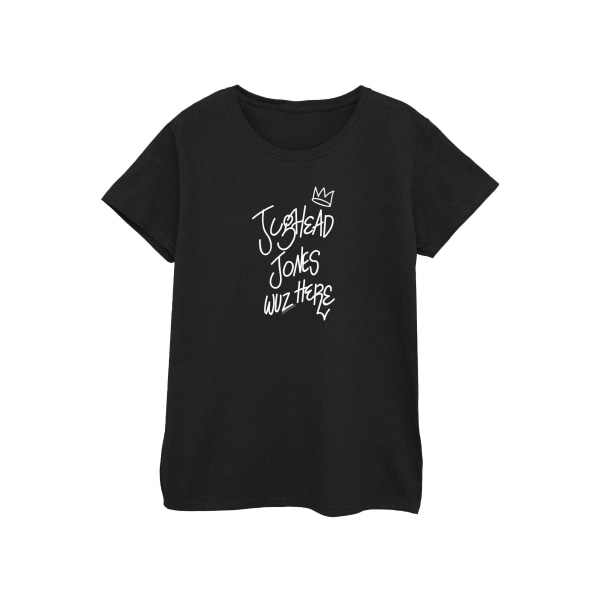 Riverdale Dam/Dam Jughead Wuz Here T-shirt i bomull XXL Bla Black XXL