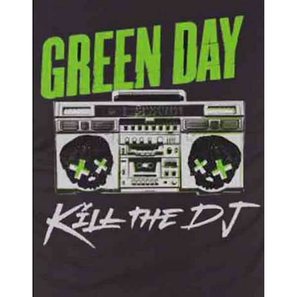 Green Day Unisex Kill the DJ T-shirt L Svart Black L