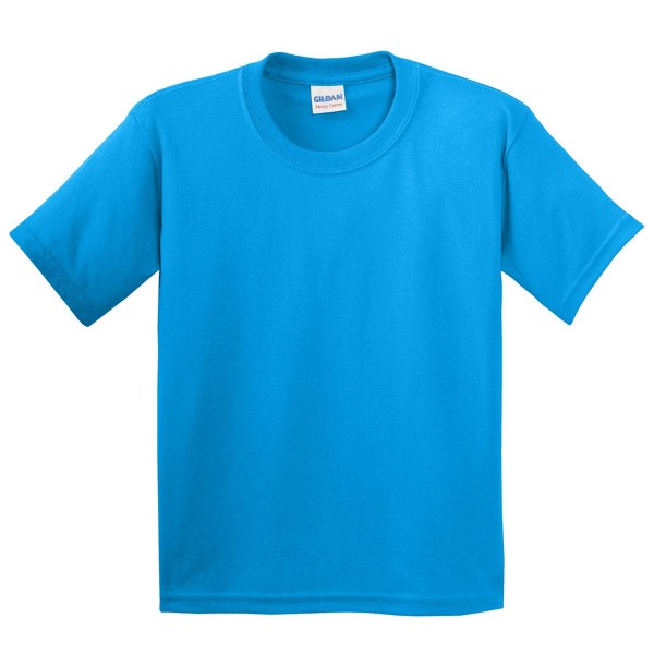 Gildan Youth Unisex T-shirt i kraftig bomull XL Saphire Saphire XL