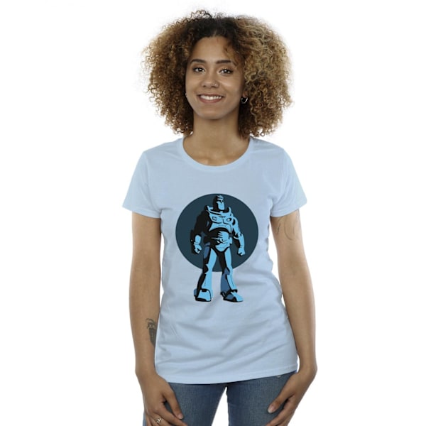 Disney Womens/Ladies Lightyear Buzz Standing Circle Bomull T-Sh Baby Blue XL