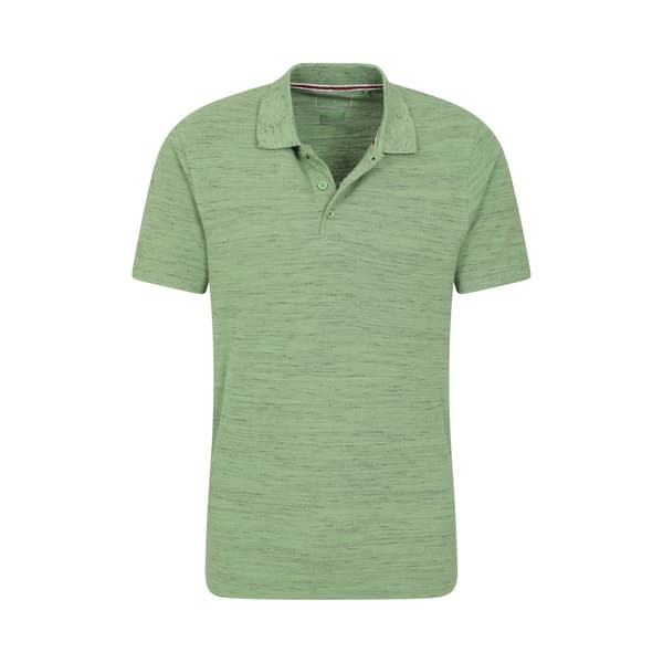 Mountain Warehouse Dawnay texturerad pikétröja för män M Grön Green M
