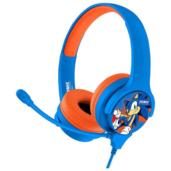 Sonic The Hedgehog Interaktiva hörlurar för barn/ungar One Si Blue/Orange One Size