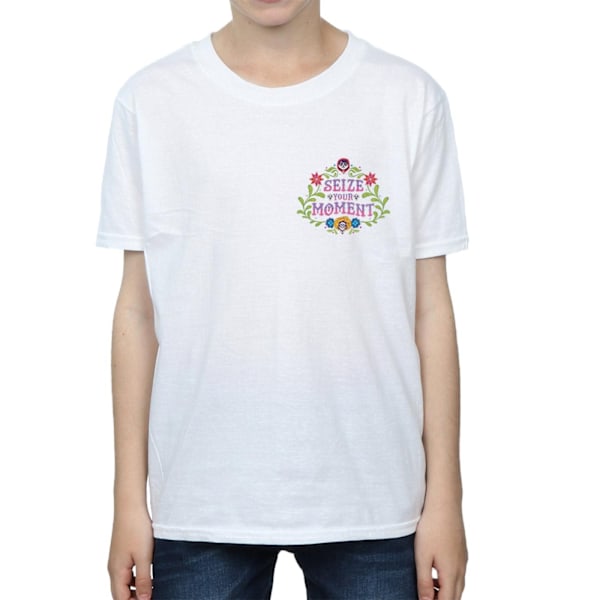 Disney Boys Coco Seize Your Moment T-shirt 12-13 år Vit White 12-13 Years