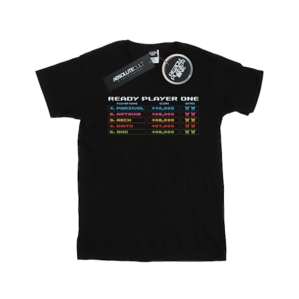 Ready Player One Boys 8-Bit Scoreboard T-Shirt 7-8 år Svart Black 7-8 Years