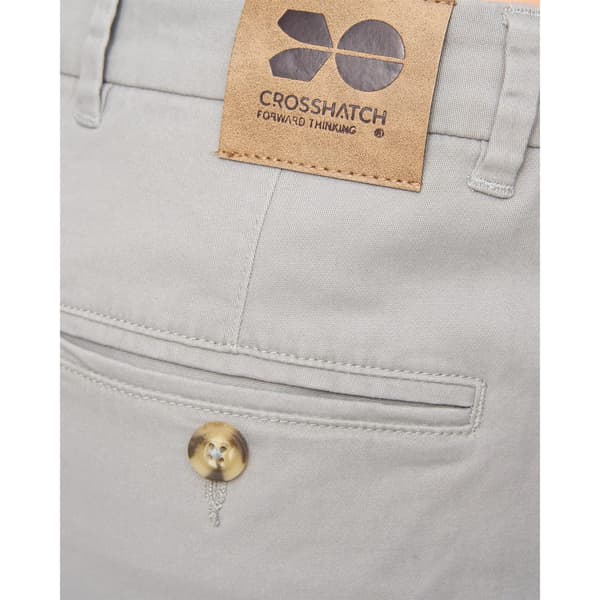 Crosshatch Roysden Chinos för män 32R Ljusgrå Light Grey 32R