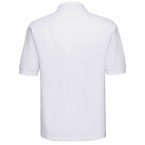 Russell Herr Classic Kortärmad Polycotton Pikétröja 5XL Vit White 5XL