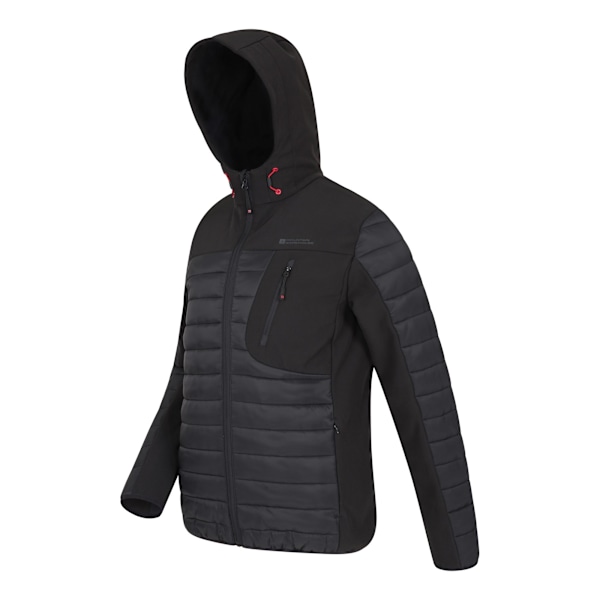 Mountain Warehouse Mens Turbine II Padded Soft Shell Jacket 3XL Black 3XL