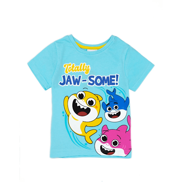 Baby Shark Boys Totally Jaw-Some! Kort Pyjamas Set 2-3 År Blå Blue 2-3 Years