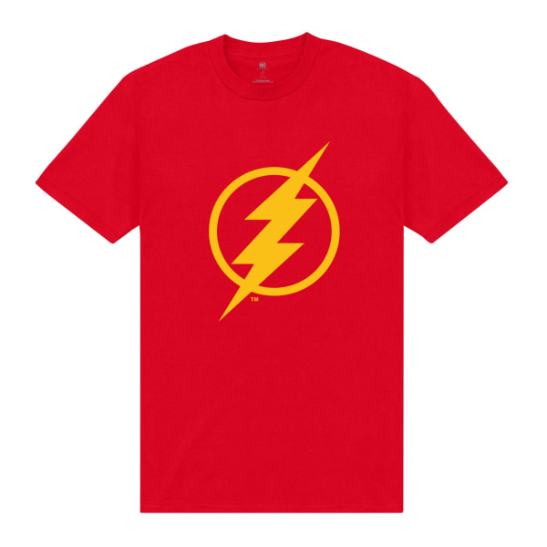 The Flash Unisex Vuxen Grafisk Tryck Logo T-Shirt XXL Röd Red XXL