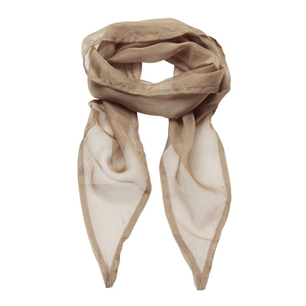 Premier Dam/Kvinnors Arbets Chiffon Formell Scarf En Storlek Khaki Khaki One Size
