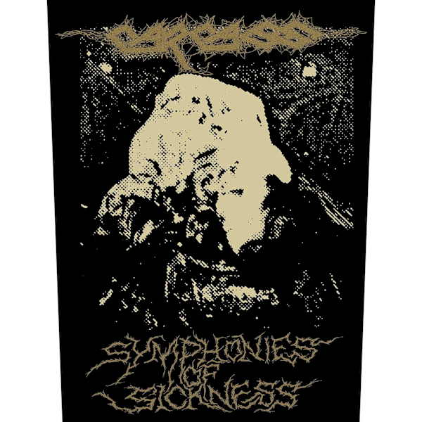Carcass Symphonies Of Sickness Patch One Size Svart/Beige Black/Beige One Size