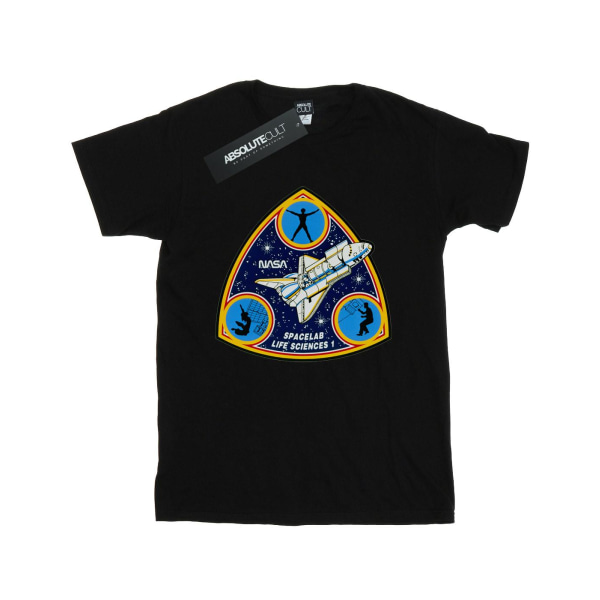 NASA Mens Classic Spacelab Life Science T-shirt XXL Svart Black XXL