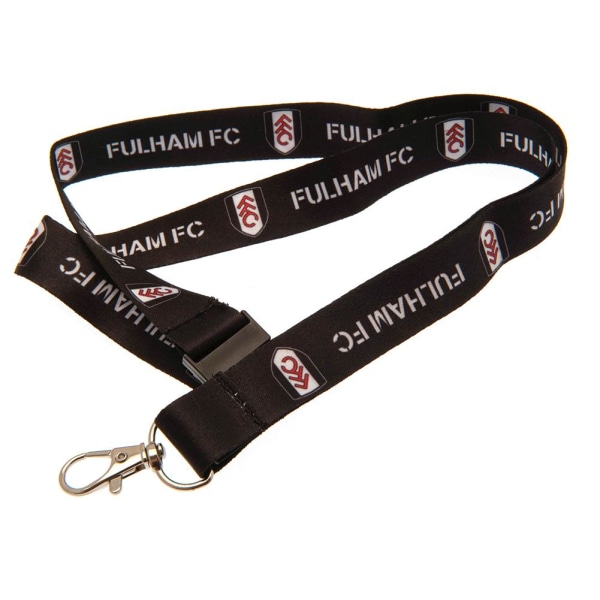 Fulham FC Lanyard One Size Svart/Vit/Röd Black/White/Red One Size