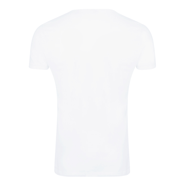Superman Mens Torn Logo T-Shirt L Vit White L