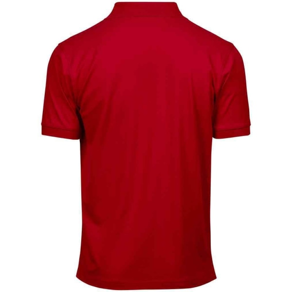 Tee Jays Herr Luxury Stretch Pique Poloshirt XXL Röd Red XXL