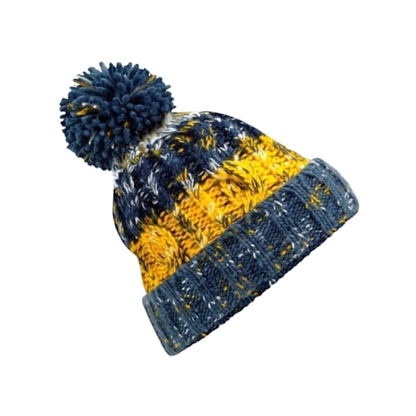 Beechfield Unisex Vuxna Korkskruv Stickad Pom Pom Mössa O Morning Frost One Size