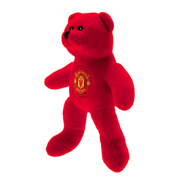 Manchester United FC Mini Bear Plyschleksak 20cm Röd Red 20cm