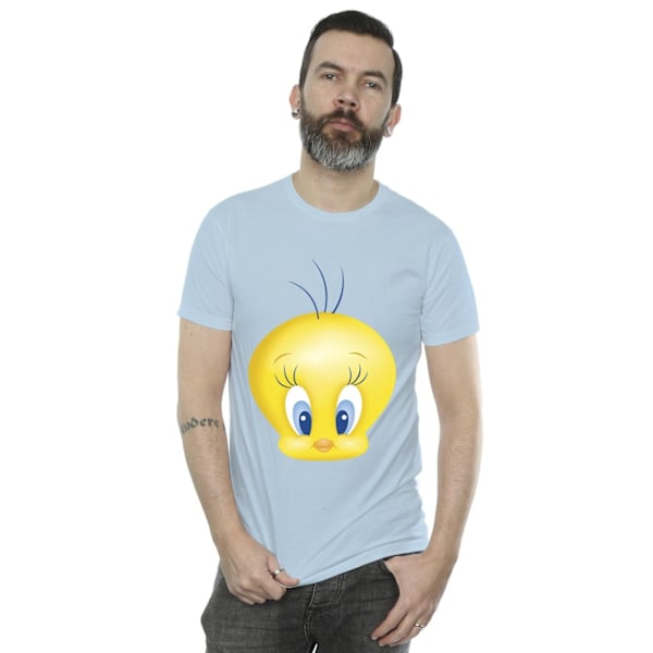 Looney Tunes Tweety Face T-shirt XXL Baby Blue för män Baby Blue XXL