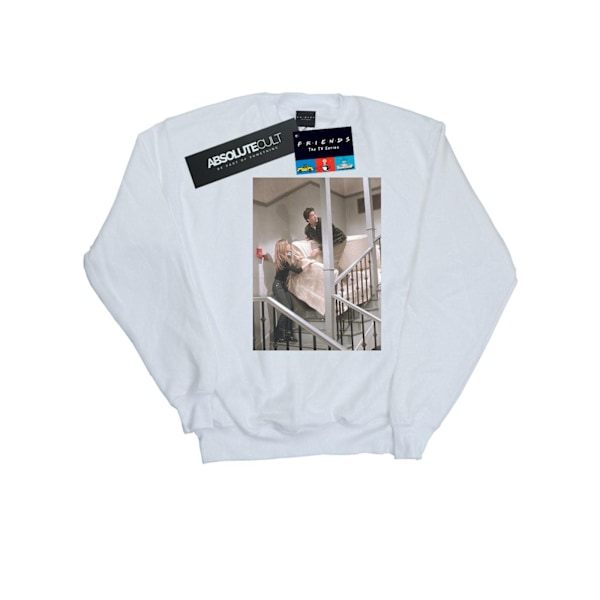 Friends Herr Soffa Trappor Foto Sweatshirt L Vit White L