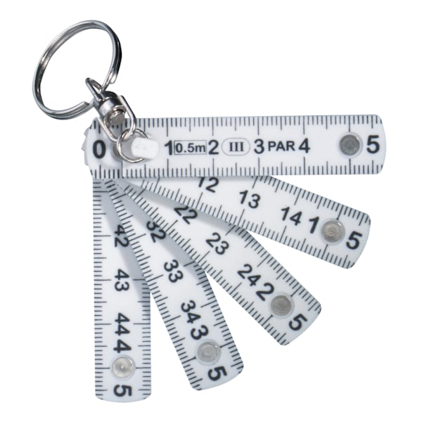 XD Collection Vikbar Linjal One Size Vit White One Size