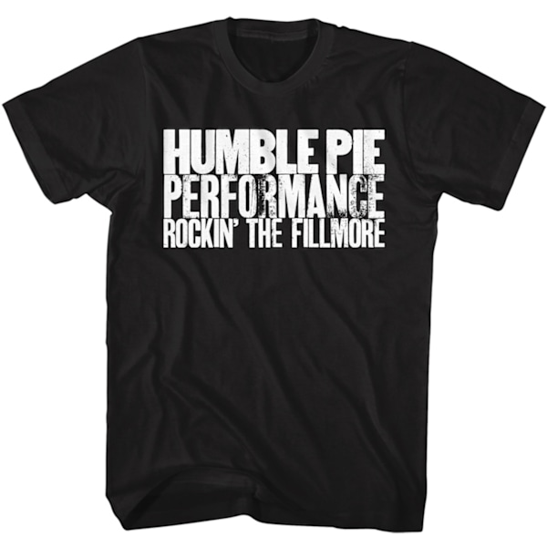Humble Pie Unisex Adult Rockin The Fillmore Bomull T-shirt M Svart Black M