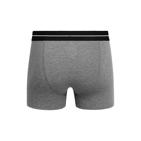 Crosshatch Ambek Boxershorts för män (2-pack) L Charcoal Marl Charcoal Marl L