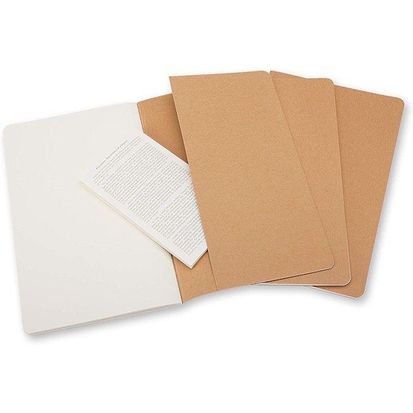 Moleskine Cahier Plain Journal One Size Kraft Brown Kraft Brown One Size