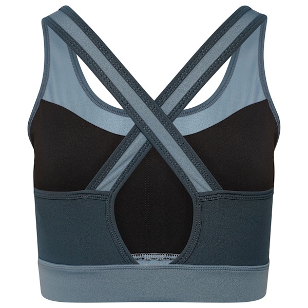 Dare 2B Dam/Kvinnor Mantra Kontrast Återvunnen Sport-BH L Ori Orion Grey/Bluestone L